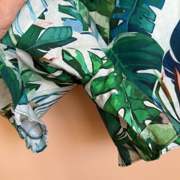 EUC Nev & Lizzie (Shade Critters) Palm Print Ruffle Shorts Size 16 - Picture 5 of 7